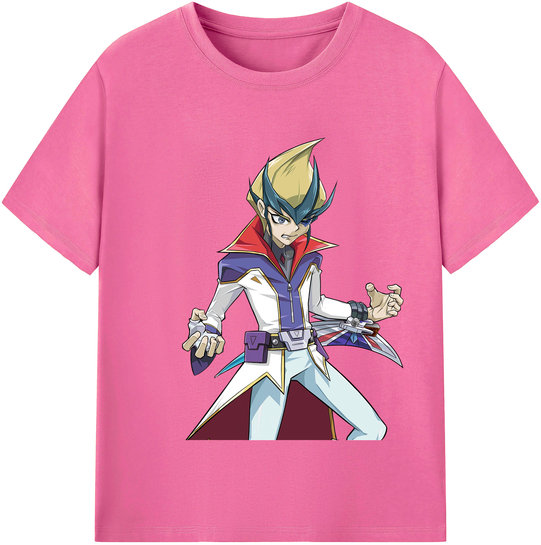 （画像用） 遊☆戯☆王 Yu-Gi-Oh! レディースカジュアルプリントTシャツ（綿100％）